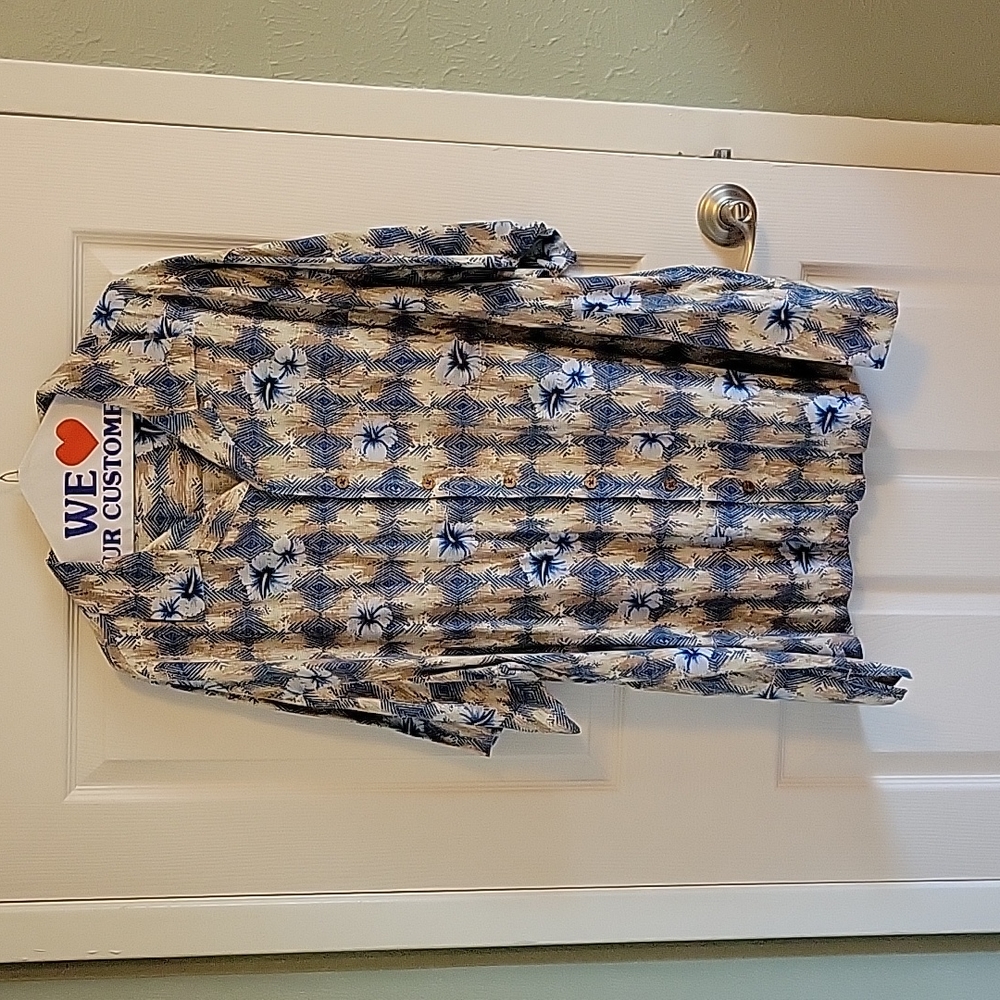 Men's size 3x 100% silk Hawaiian shirt